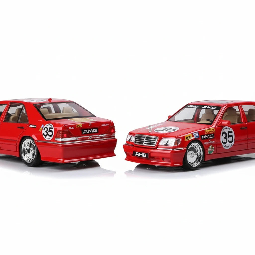 Mercedes-Benz W140 320SEL Modified 1:24 – tuningowany klasyk model z LED