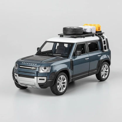 Land Rover Defender 1:24 – terenowy klasyk model kolekcjonerski z LED