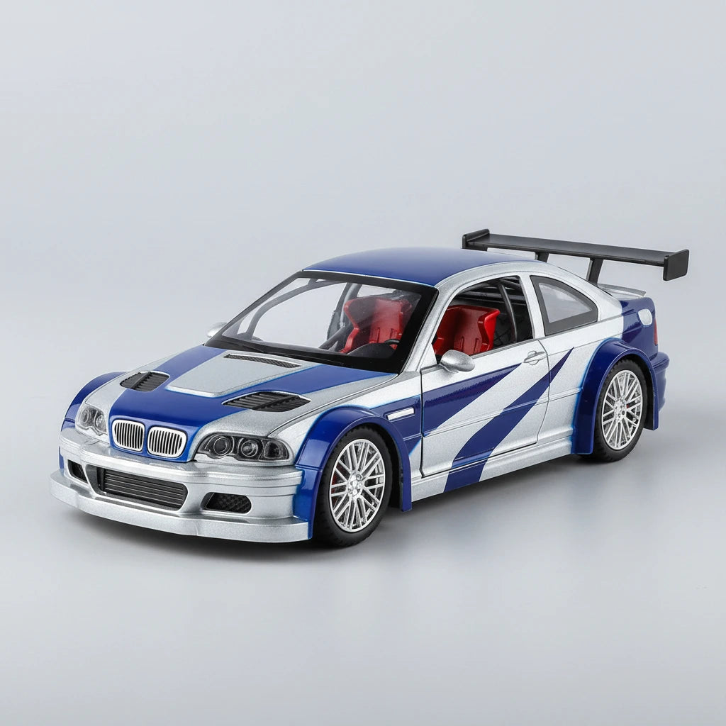 BMW M3 GTR (E46) 1:24 – kultowy model wyścigowy z LED