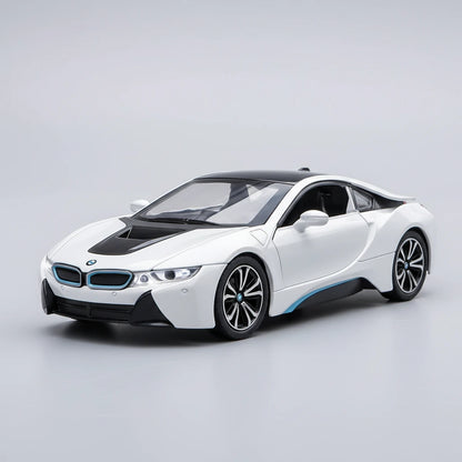 BMW i8 1:24 – futurystyczny sportowy model kolekcjonerski z LED