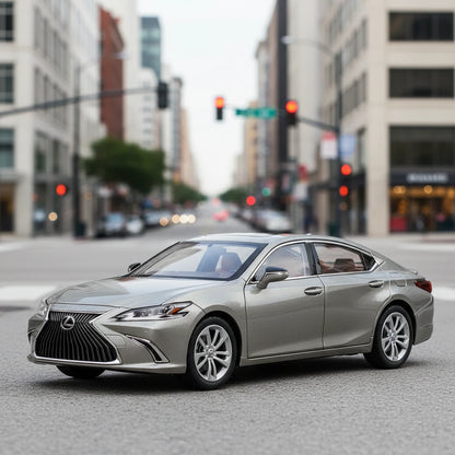 Lexus ES300 1:24 – elegancka limuzyna metalowy model kolekcjonerski z LED