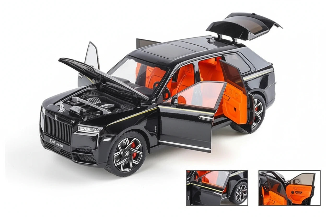 Rolls-Royce Cullinan 1:24 – luksusowy SUV metalowy model kolekcjonerski z LED