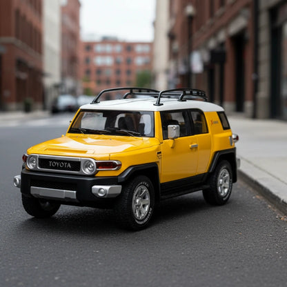 Toyota FJ Cruiser 1:24 – terenowy SUV metalowy model kolekcjonerski z LED