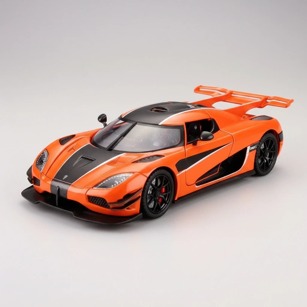 Koenigsegg One:1 1:24 – ekstremalny hipersamochód model kolekcjonerski z LED