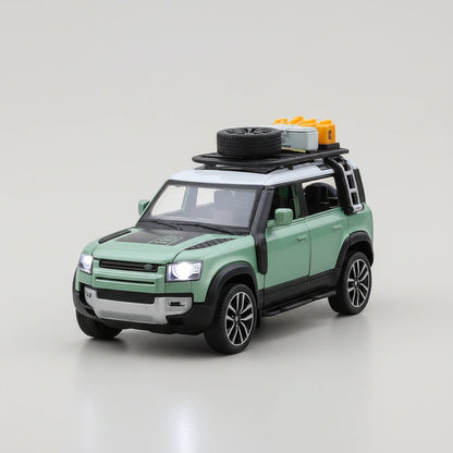 Land Rover Defender 1:24 – terenowy klasyk model kolekcjonerski z LED