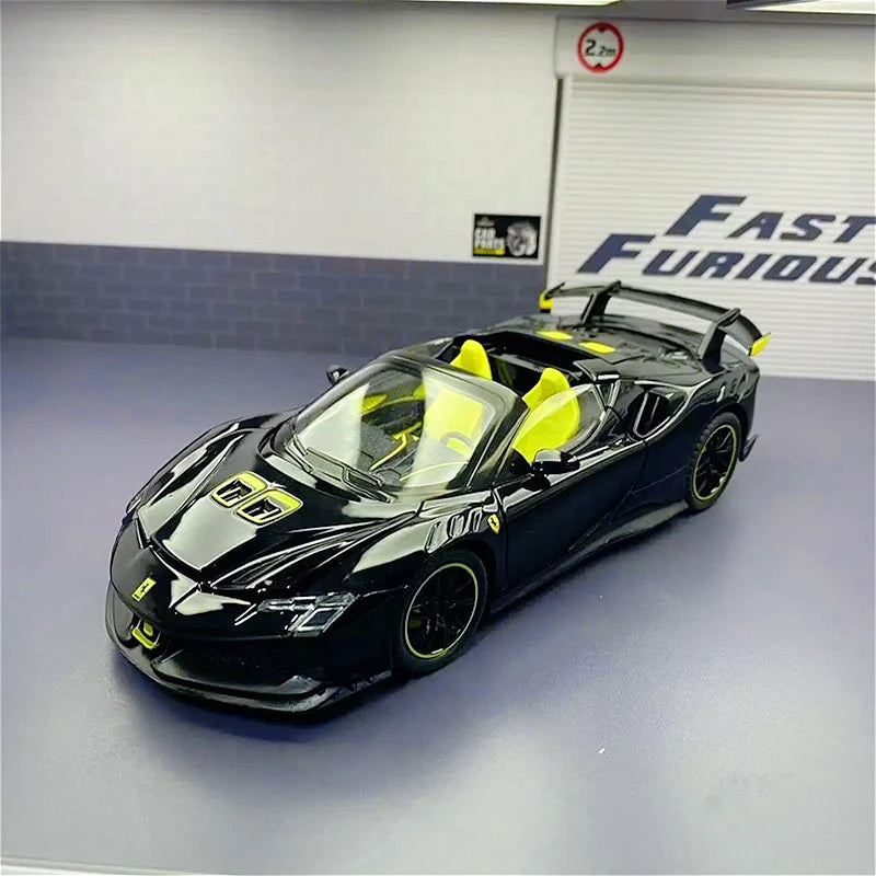 Ferrari SF90 XX 1:24 – ekstremalny hipersamochód model kolekcjonerski z LED