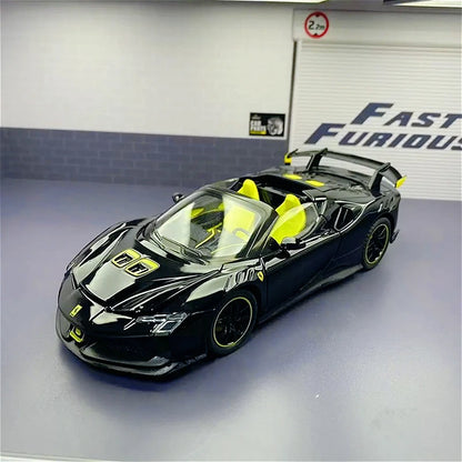 Ferrari SF90 XX 1:24 – ekstremalny hipersamochód model kolekcjonerski z LED