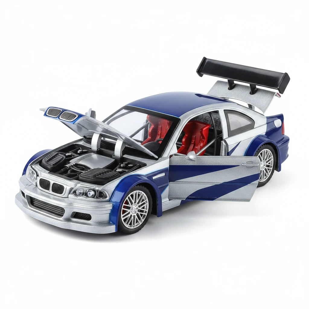 BMW M3 GTR (E46) 1:24 – kultowy model wyścigowy z LED