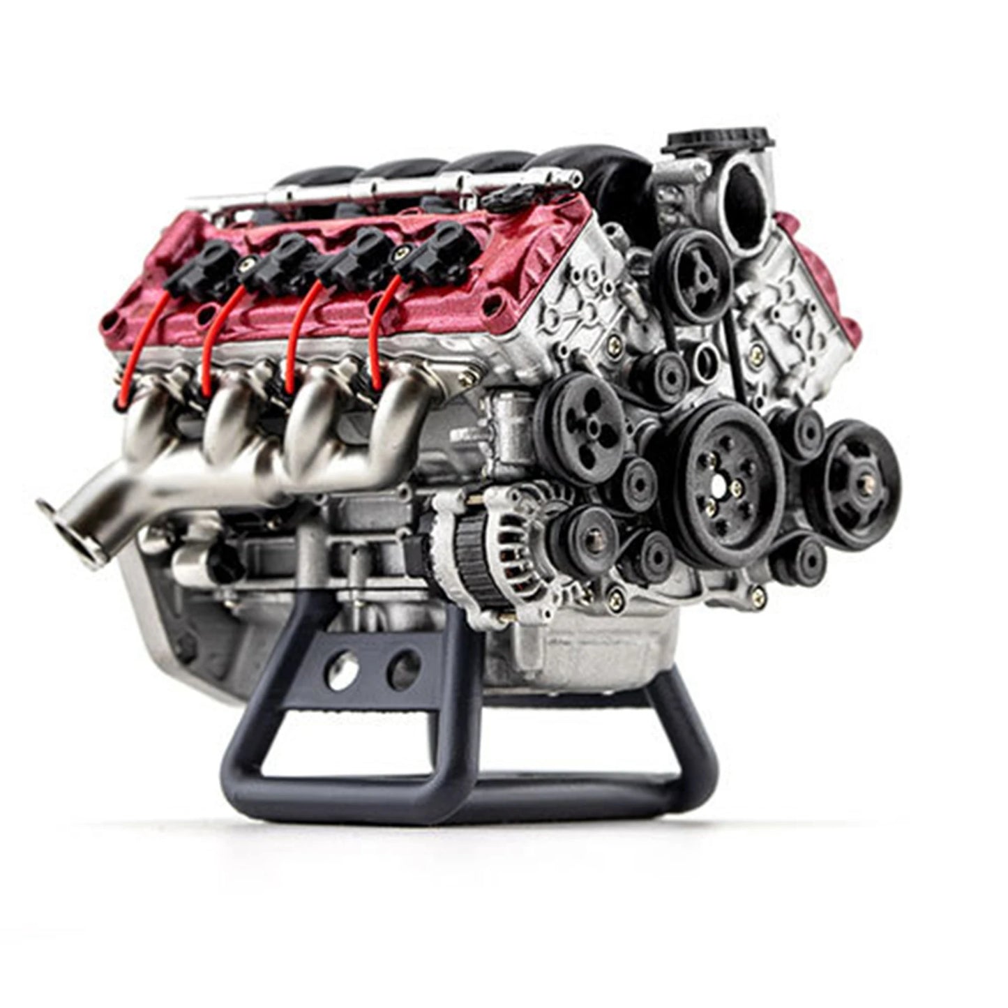 Dynamiczny silnik V8 RC – model spalinowy do samodzielnego montażu