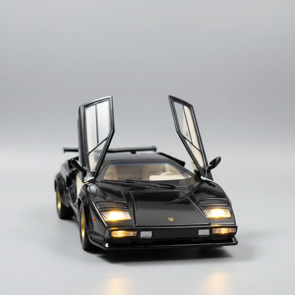 Lamborghini Countach LP500S 1:24 – legendarny supercar model kolekcjonerski z LED
